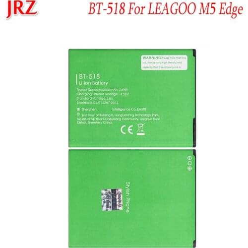 2000mAh For LEAGOO M5 Edge Battery Batterij Mobile Phone High Quality Replacement Batteria Batterie BT-518 For LEAGOO M5 Edge