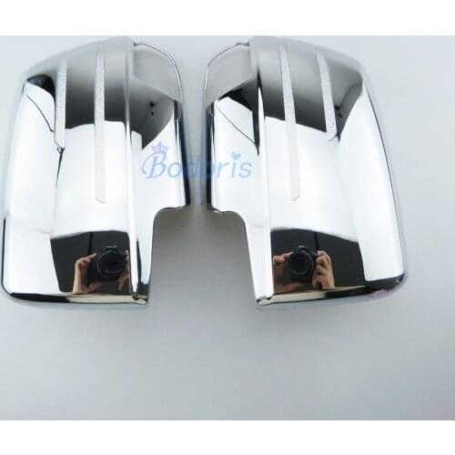 Accessories For ISUZU DMAX D-MAX D MAX 2012 2013 2014 2015 Door Mirror Cover Rear View Overlay Panel Frame Chrome Car Styling