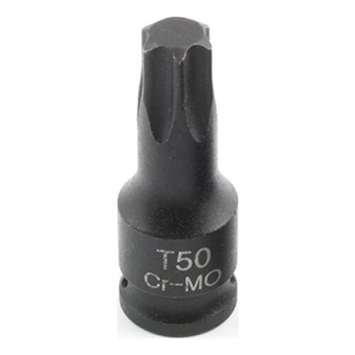 1PC 38mm Long 1/4" Square Drive Torx Screwdriver Bits Star Pneumatic Driver Socket Bit T20 T25 T30 T40 T50 T55 T60