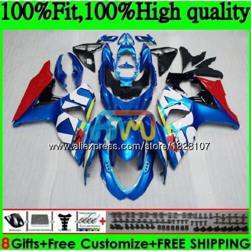 Injection For SUZUKI GSXR Factory blue 600 750 GSXR750 11 12 13 14 15 39BS.3 K11 GSXR600 2011 2012 2013 2014 2015 2016 Fairing