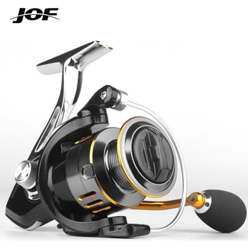 JOF All Metal Fishing Reel GW1000-7000 5.2:1 8kg Max Drag Saltwater Spinning Reel For Carp Bass Stainless Steel Reel Fishing
