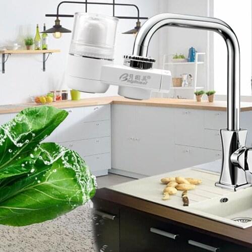Kitchen Faucet Washable Ceramic Percolator 8 Layers Purification Household Tap Water Purifier