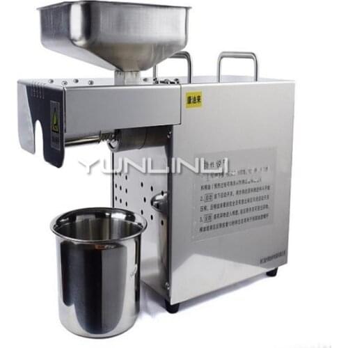 YUNLINLI Stainless Steel Oil Press Machine Multi-functional Oil Expeller Commercial Household JYY2088