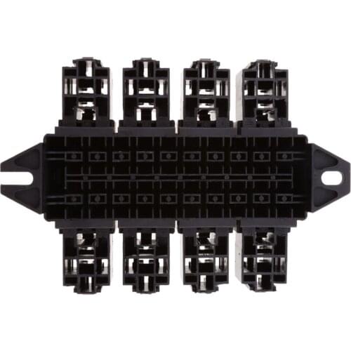 Marine Automotive 20 Way Blade Fuse Holder Box With Terminals Kit Durable