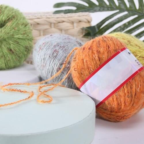 50g/Roll Soft Mohair Yarn for Hand Knitting Wool Crochet Yarn to Knit Mink Wool Yarns Mohair Wool Knitting Supplies