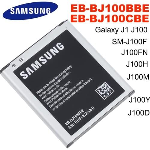 Original Replacement Battery EB-BJ100CBE EB-BJ100BBE For Samsung Galaxy J1 j100 J100F J100D J100FN J100H J100M J100Y 1850mAh