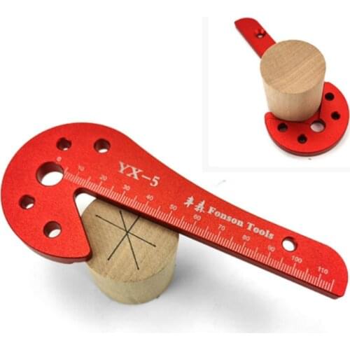 45 and 90 Degrees Right Angle Scribing Gauge Woodworking Center Scriber Carpentry Mortise Positioning and Marking Ruler