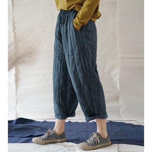 Женские льняные брюки SCUWLINEN China At AliExpress