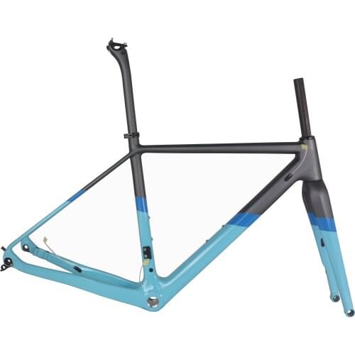 Seraph custom Paint Carbon Fiber T700 BSA Bottom Bracket Flat mount Disc Brake Gravel Frame GR029