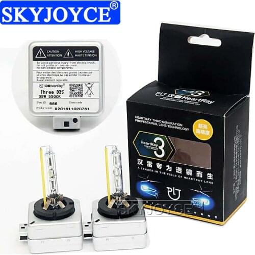 SKYJOYCE HeartRay HID Xenon D2H Bulb 35W Xenon D1S D2S 5500K D3S D4S 4500K 6500K Car Light Headlamp Bulb For 35W HID Ballast Kit