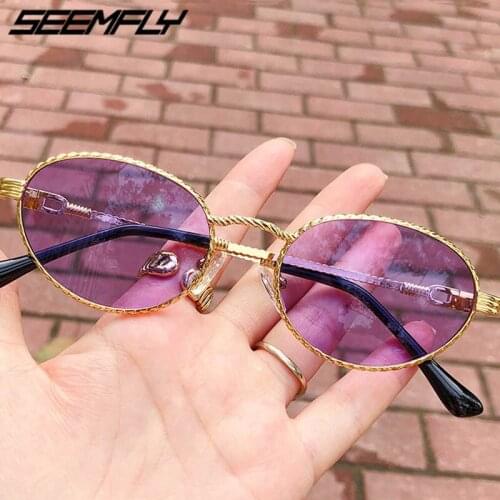 Seemfly Classic Luxury Sunglasses Men Women Vintage Travel Fishing Driving Gradient Sun Glasses UV400 Shades Male Goggle Mirror