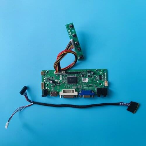For HSD089IFW1-B00/D00/C00 monitor Card 8.9" 1024X600 VGA LCD LED Controller kit Panel Screen Driver board DVI LVDS