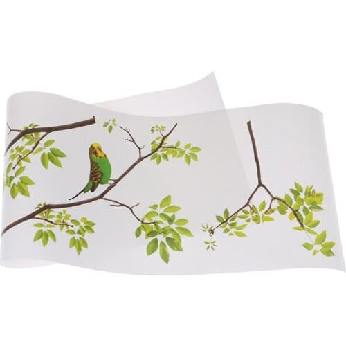 1Pcs Bedroom Nursery Room Wall Decals Birds On Tree Peel And Stick For Kids Living Room Fresh Removable Wall Stickers