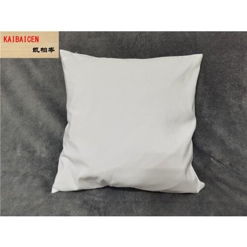 200pcs Plain White Sublimation Blank Pillow Case Fashion Cushion Pillowcase Cover Heat Press Printing Throw 200pcs/lot 40x40cm