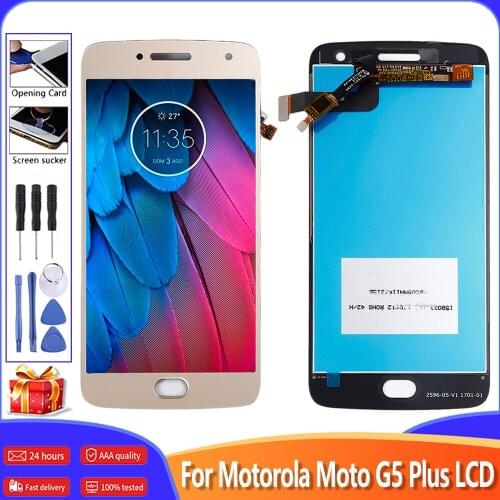 5.2"Original LCD Screen For Motorola Moto G5 Plus XT1681 LCD Display Touch Screen Digitizer Replacement For MOTO G5 Plus LCD