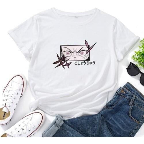 Personalized Pattern T Shirt for Women Top Gothic Women Clothes T-shirt Cotton Casual Tee Shirt Femme Loose Short Sleeve Y2k