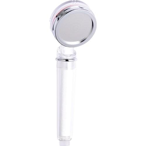 Innovated Professional Crystal High Pressure Single Function Vitamin C Ionic Mineral Stones Filter Bathroom Hand Shower Head