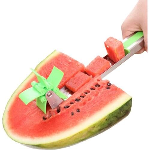 Creative Watermelon Cutter Windmill Shaped Slicer for Melon Cutting Machine 304 Stainless Steel Fruit Shredders