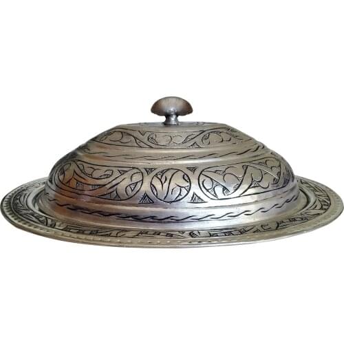 Handmade Aged Copper Serving Plate, Copperware, Inlaid Copper Plate, Vintage Copper, Copper Plate, Engraved Serving Plate