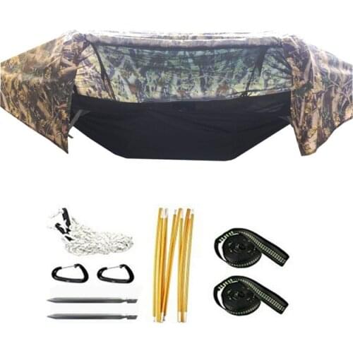 New Multi-functional insect net waterproof windproof ultralight parachute hammock aerial tent Portable Outdoor Camping 270x140cm