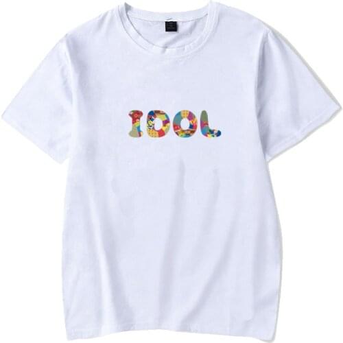Fashion Bangtan White T-shirt Kpop idol Short Sleeve Summer Black T-shirt new arrivals Kpop bangtan boys Tee