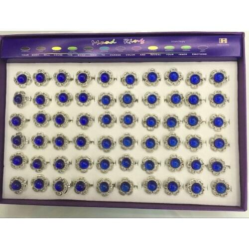 Flower mood ring fashion vintage mood emotion color adjustable 400pcs/lot