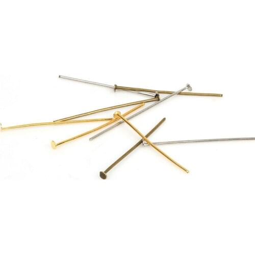 New arrival Approx 380pcs/lot Eye Pin Findings Antique Bronze Plated 30MM Jewelry Findings ,Yiwu FZB002-19
