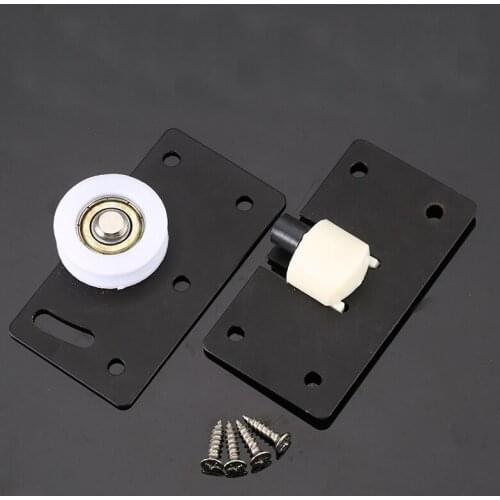 Wardrobe Wading Bearing Wheel Sling Wheel Slideway Cabinets Pulley Fittings 1pair