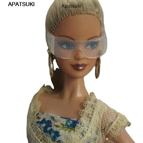 Transparent Rectangle Plastic Glasses For Ken Boy Dolls Eyeglasses For Barbie Doll Sun Glasses Toys Dollhouse Accessories 1/6