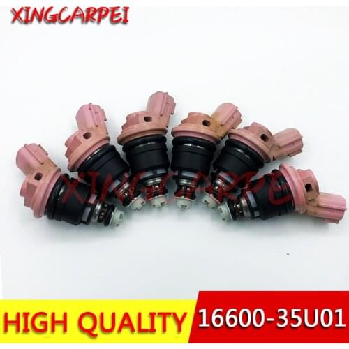 4PCS/6pcs 16600 35U01 A46 F13 Fuel Injector Fit For Nissan Maxima A32 VQ20DE 16600-35U01 A46F13 High Performance