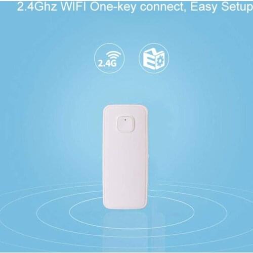Wi-Fi Water Leak Sensor and Alarm with Leak Alert Water Leak Detector Flood Sensor Alarm Battery Powered