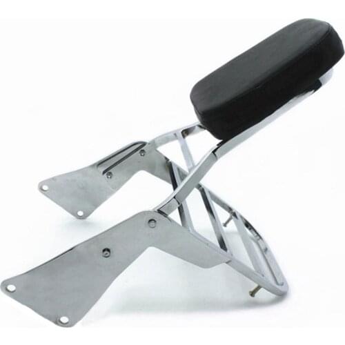 Rear Luggage Rack Support Tail Box Holder Cargo Shelf Bracket w/ Backrest Sissy Bar for Kawasaki Vulcan 1500 VN1500