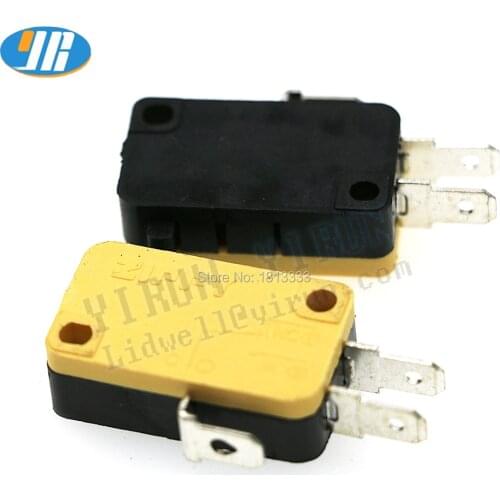 20pcs 3pin ZIPPY Micro Switches 4.8mm terminals Male connector microswitches for Arcade push button Coin machine game accessorie