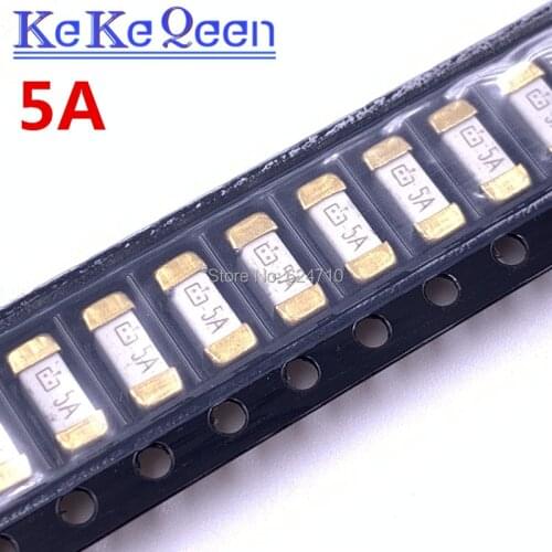 5*20pcs=100pcs 1808 SMD 1A 2A 3A 5A 10A Each 20PCS fuses disposable fuse SMT