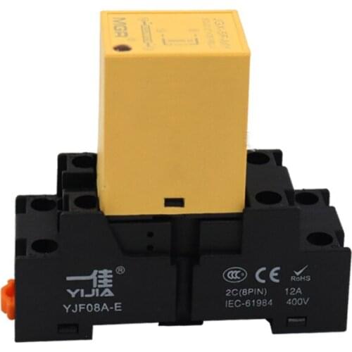8 Pins Din Rail SSR Solid State Relay GX-5F-MY DC Control AC 1NO 5A