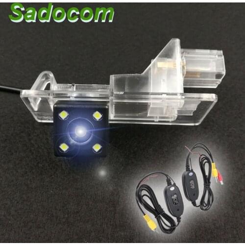 Wireless Rear View Reverse Camera for Renaul t Fluence Renaul t Clio 4 2014 2015 CCD waterproof night vision backup Parking