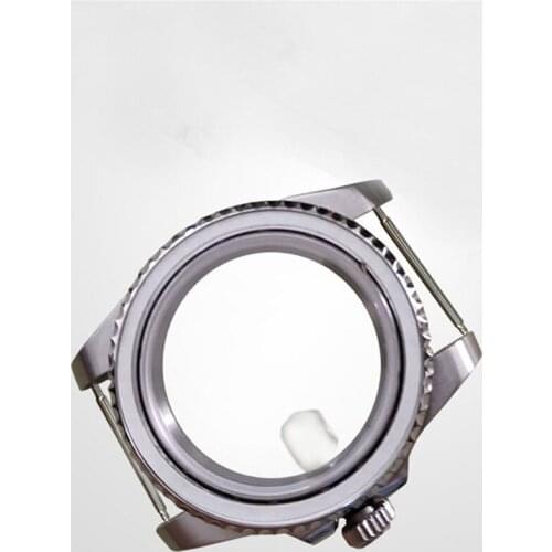 For Miyota 8215 821A 40mm Stainless Steel Watch Case Kit for Mingzhu 2813/3804 Movement Watch Parts