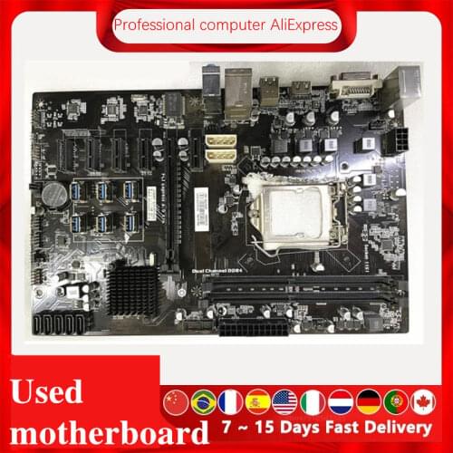 Mining 12PCI-E B250P MINING EXPERT DDR4 LGA 1151 12 graphics board 12 GPU Bitcoin Crypto Etherum B250 Desktop motherboard