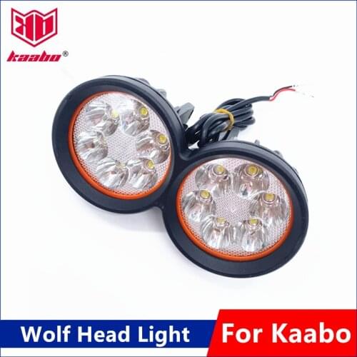 Original Head Light Assembly For Kaabo Wolf Warrior Electric Scooter Smart Kickscooter Wolf King Head Front Light Replacement