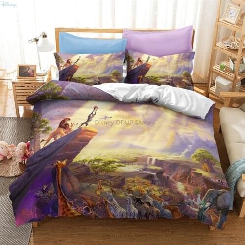 Disney Cartoon Movie 3d Bedding Set Bed Linen Bedclothes Printed Duvet Cover Pillowcase for Boy Girl Adult Kid Bed Set King Size