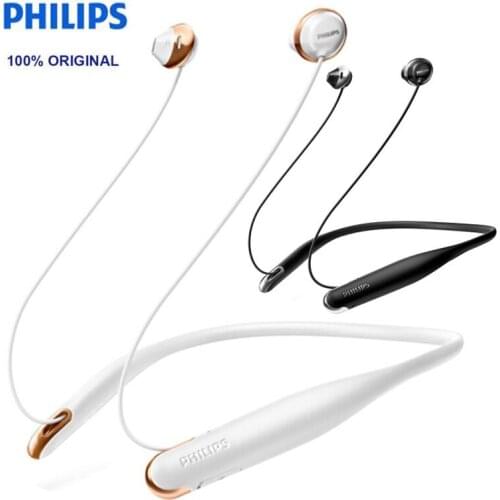 Philips SHB4205 in Ear earphone Neck Hanging Pleasant Wireless Bluetooth Headset for huawei xiaomi Official original