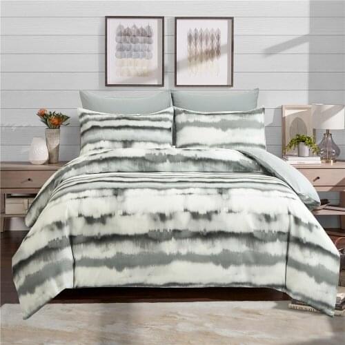 Nordic Bedding Set Luxury Ink Painting Comforter Covers Abstract Geometric Quilt Covers Pillowcase Queen King Duvet Cover Sets