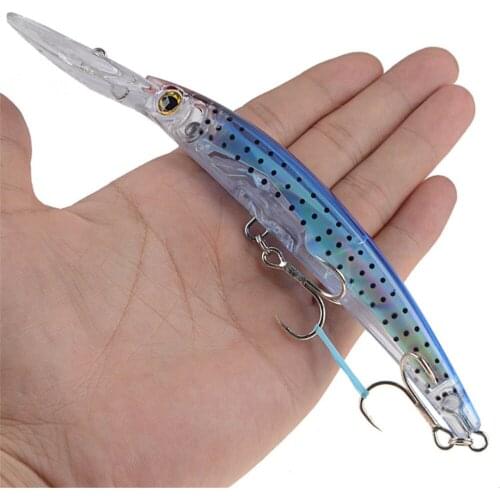 1Pcs High Quality Sinking Minnow Fishing Lures 17cm 24g Crankbait Jerkbait Fishing Wobblers Artificial Hard Plastic Bait Tackle
