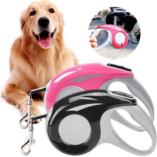 5m Pet Durable Leash Automatic Retractable Nylon Cat Dog Lead Extension Puppy Walking Running Lead Roulette For Dogs Outdoor