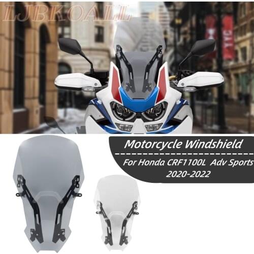 Motorcycle Sport Touring Windshield Windscreen For Honda CRF1100L AFRICA TWIN ADVENTURE SPORTS 2020 2021 CRF 1100L Accessories