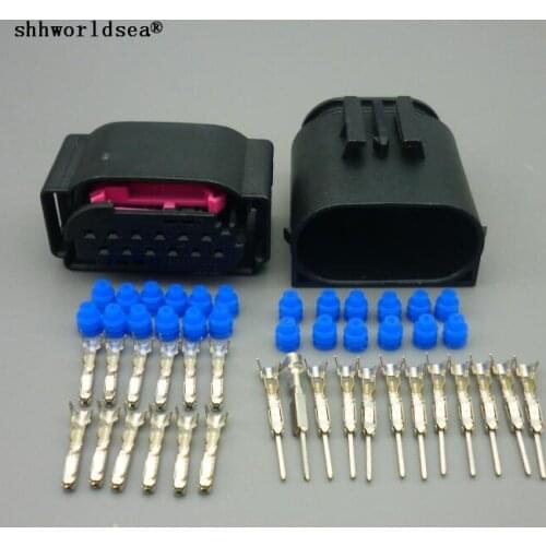 Worldgolden 12 Pin male female Lane Assist Connector Plug For Volkswagen Audi Porsche Benz 4E0 972 713 1534151-1