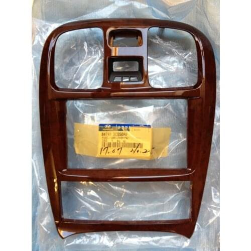 For HYUNDAI Sonata Sonic Peach wood frame Radio Audio Panel Dash Mount Trim Refitting Face Surround Frame Bezel 1/2 Din