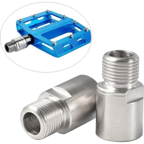 1 Pair Bicycle Pedal Extender 9/16 Inch Thread 20mm for Road Mountain Bike Pedal