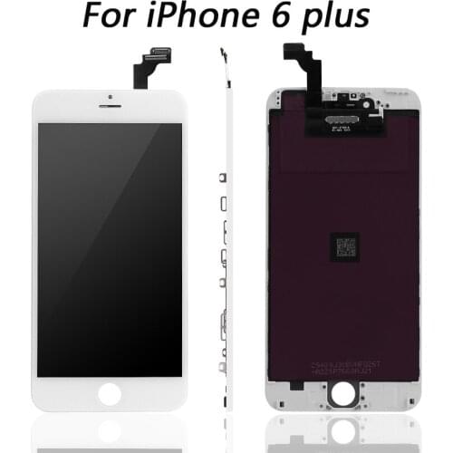 10 AAA displays for iPhone 6Plus LCD with frame touch screen black and white for iPhone 6 Plus LCD display