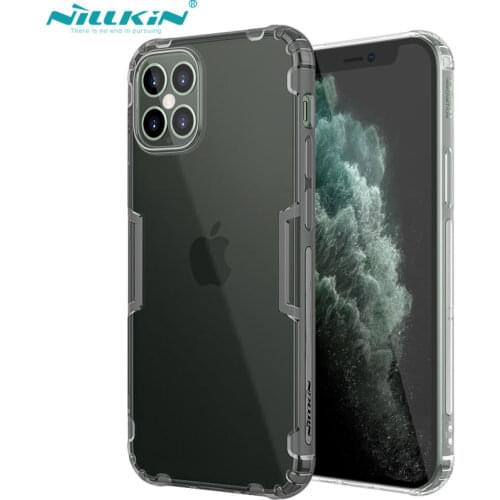 Case For Apple iPhone 12 mini Pro Max Covers,NILLKIN Nature TPU Transparent Clear Soft Back Cover Case for iPhone 12 Pro Max